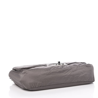 Chanel Rubber Quilted Lambskin Medium Coco Rain Flap Grey 14 of 14