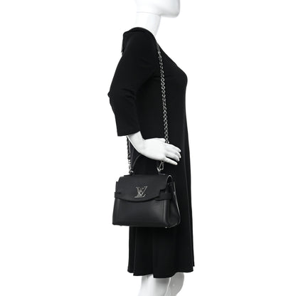 Louis Vuitton Soft Calfskin Mini Lockme Ever Black 2 of 10