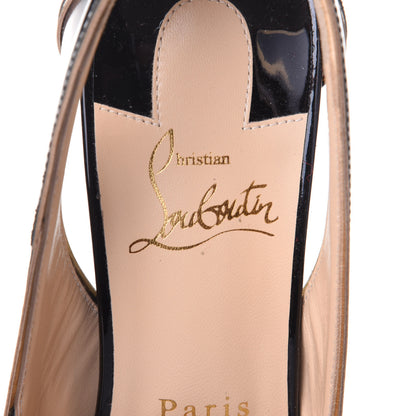 Christian Louboutin Patent PVC Specchio Cosmo 554 100 Pumps 37 Black 9 of 10