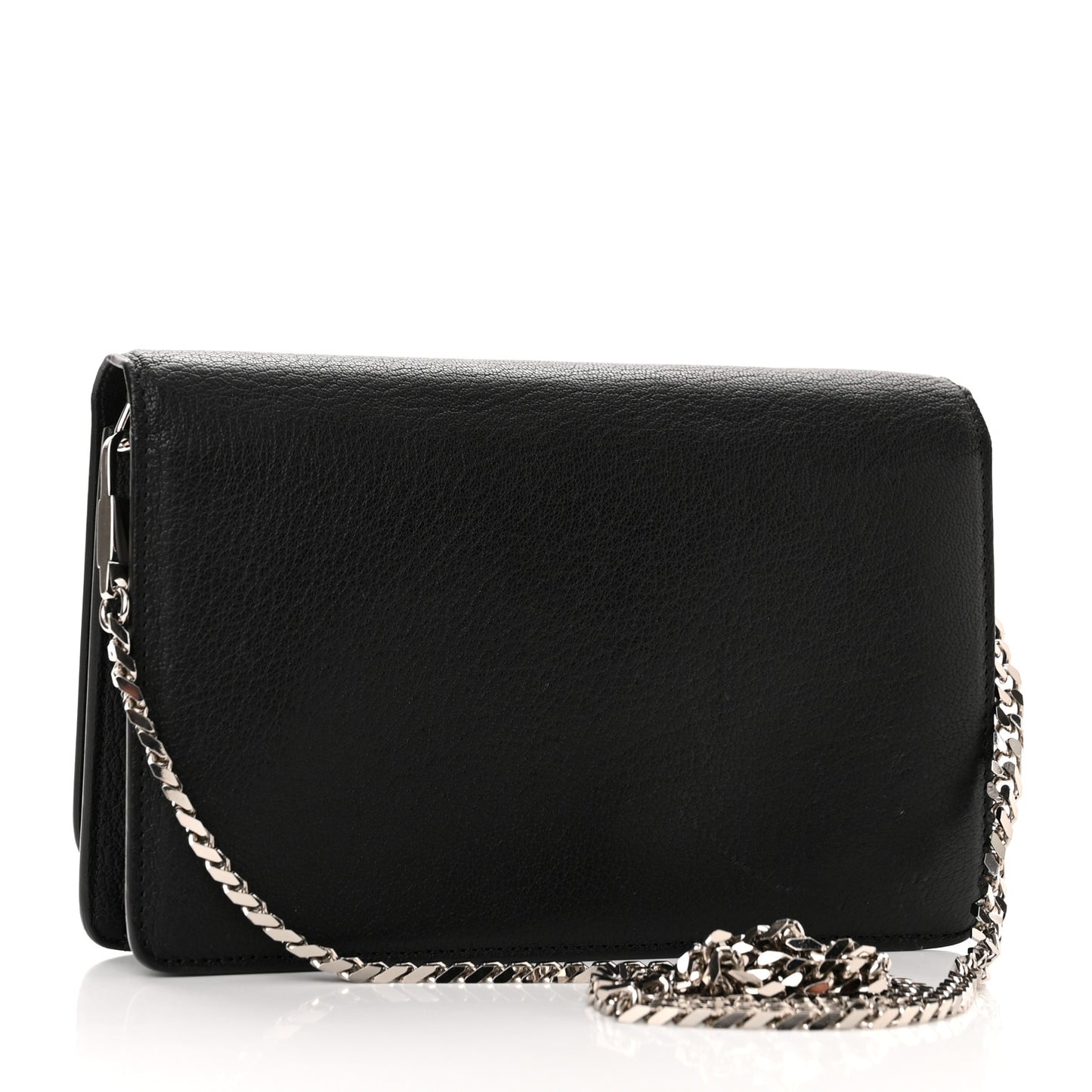 Sugar Goatskin Pandora Chain Wallet Black
