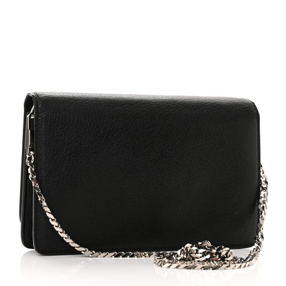 Givenchy Sugar Goatskin Pandora Chain Wallet Black 2 of 11