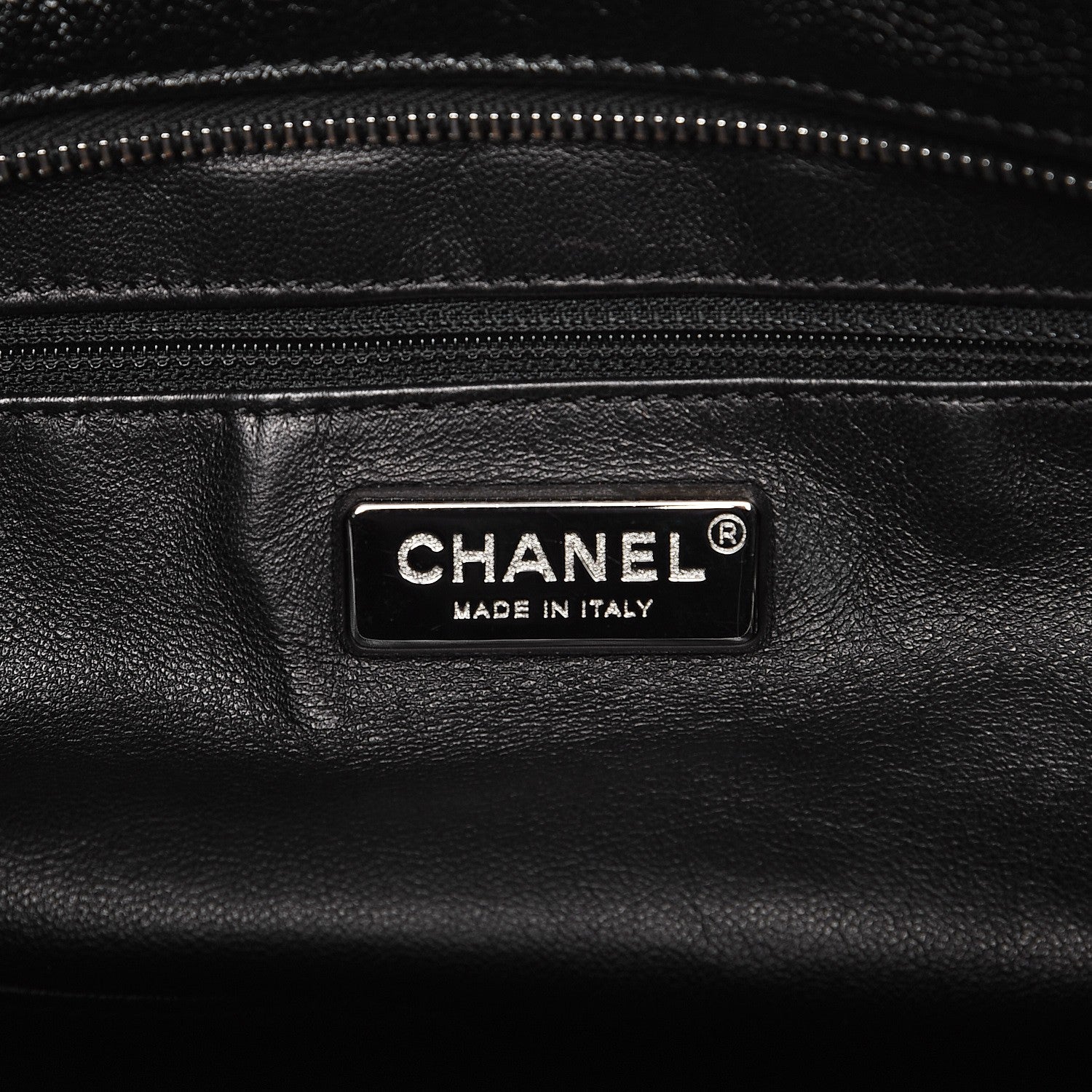 Chanel Deerskin Luxe Ligne Tote Black 6 of 6