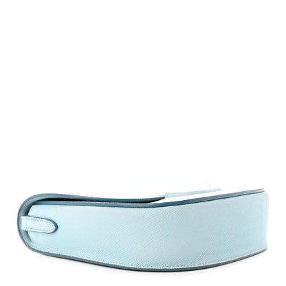 Celine Grained Calfskin Small Trotteur Pale Blue 4 of 11