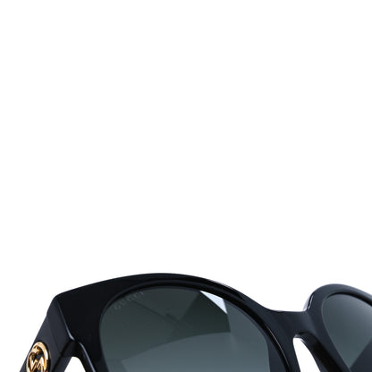 Gucci Acetate Round Sunglasses GG 0035S Black 7 of 8