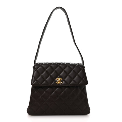 Chanel Caviar Quilted Medium Kelly Flap Brown 1 of 13