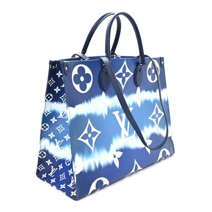 Louis Vuitton Monogram Escale Onthego GM Blue 3 of 10