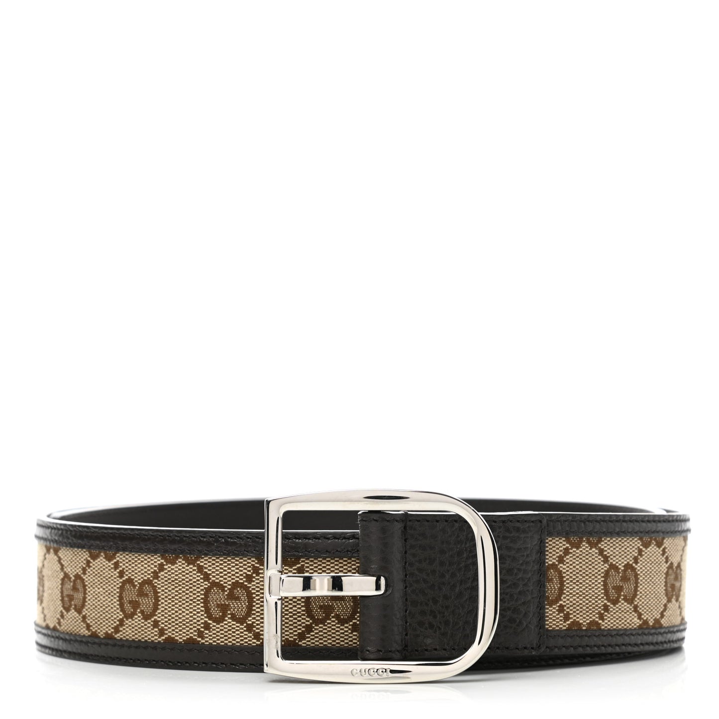 Monogram Dollar Calfskin 40mm Belt 90 36 Beige Ebony Testa di Moro