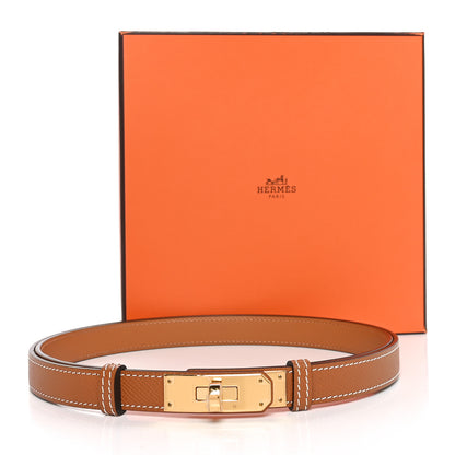 Hermes Epsom Kelly Belt Gold 5 of 5