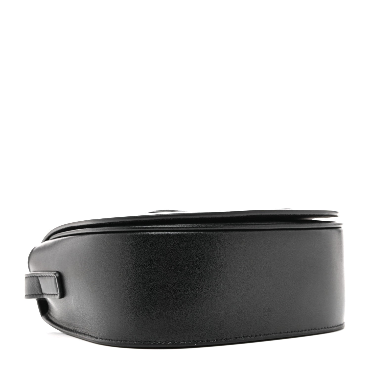 Celine Smooth Calfskin Cuir Triomphe Folco Crossbody Bag Black 4 of 14
