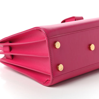 Saint Laurent Calfskin Nano Sac De Jour Lipstick Fuchsia 6 of 11