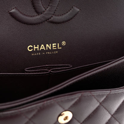 Chanel Caviar Quilted Medium Double Flap Brown 6 of 11