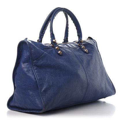 Balenciaga Agneau Giant 12 Rose Gold Hardware Work Bleut Bleu Glacier 4 of 12