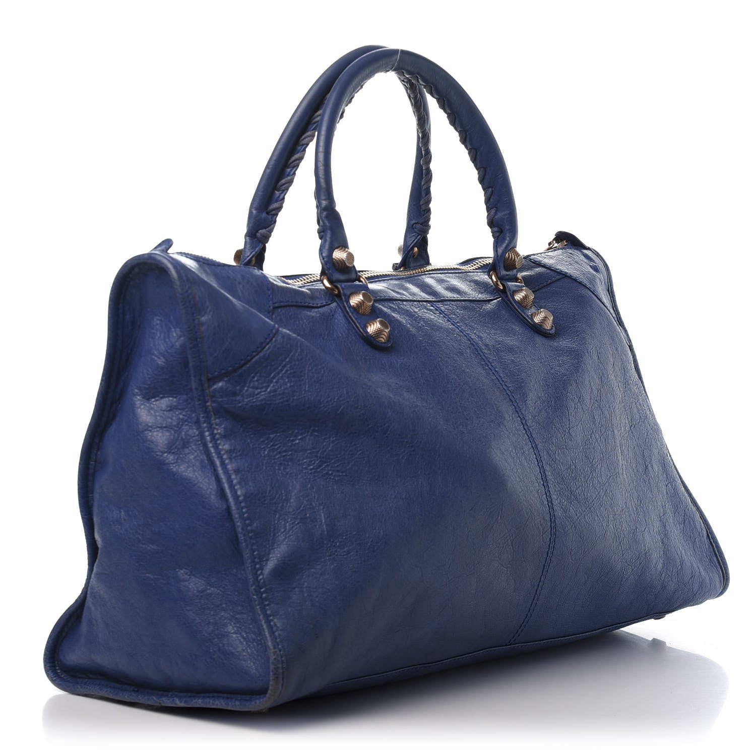 Balenciaga Agneau Giant 12 Rose Gold Hardware Work Bleut Bleu Glacier 4 of 12