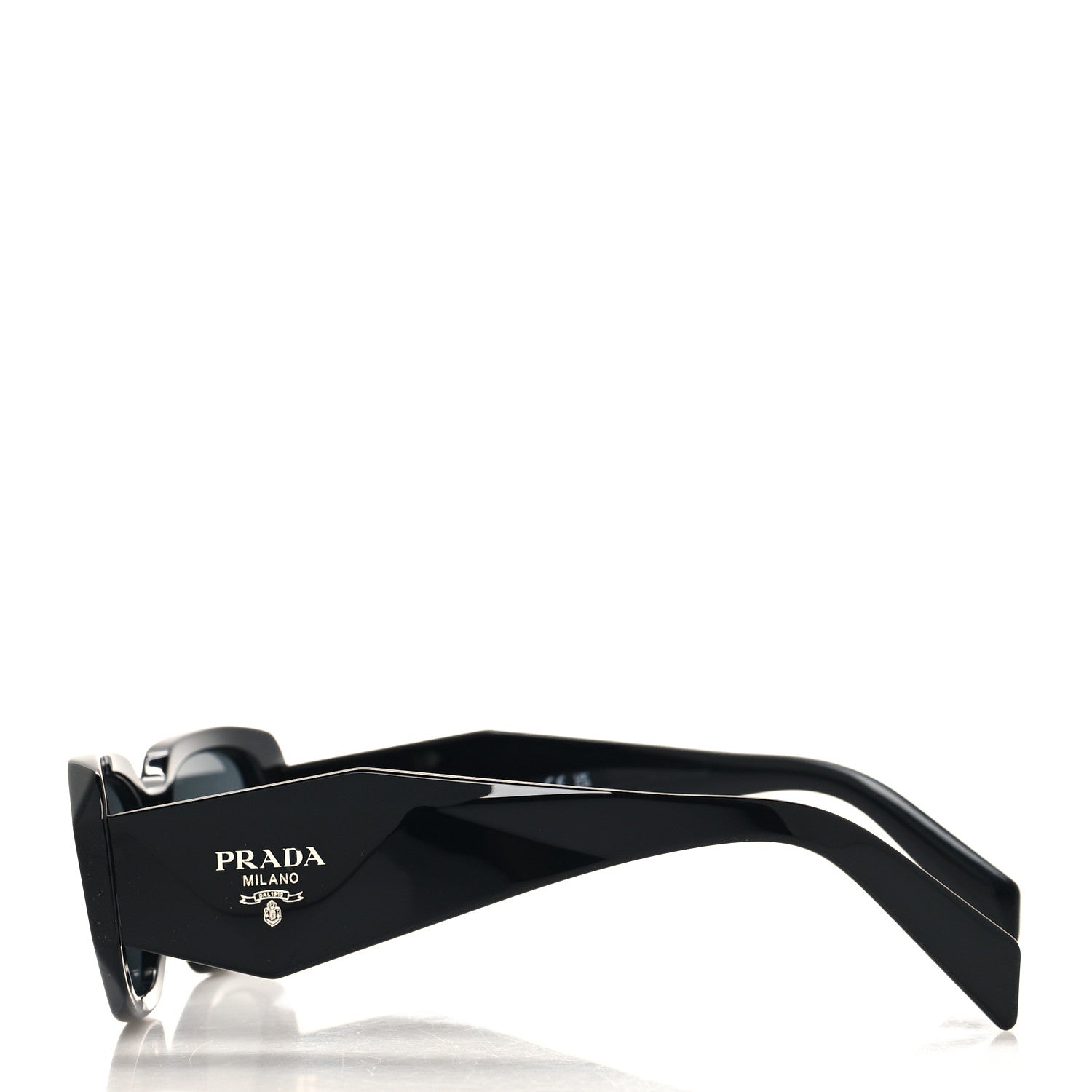 Prada Acetate Symbole Sunglasses SPR 17W Black 3 of 7