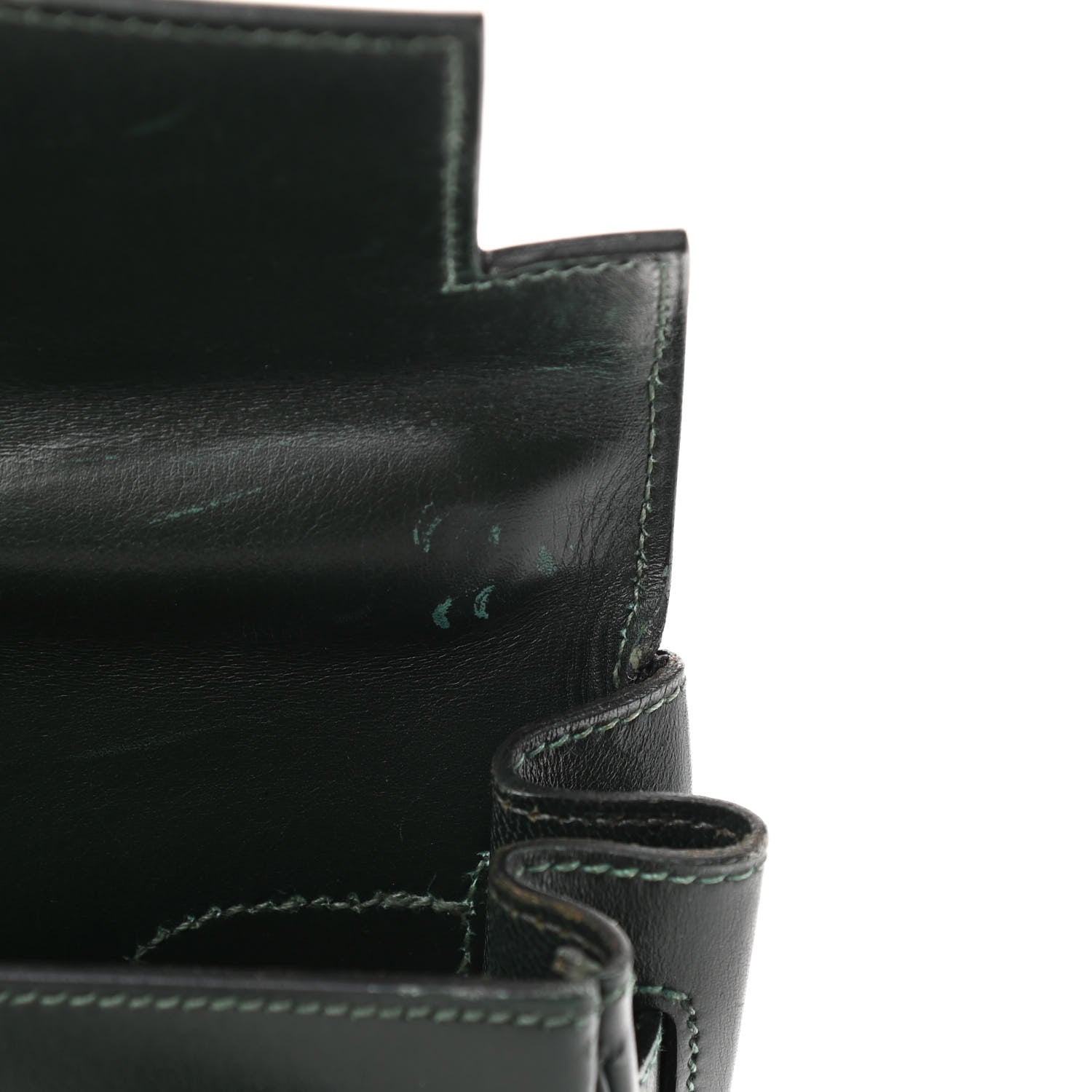 Hermes Box Kelly Retourne 32 Vert Fonce 25 of 25