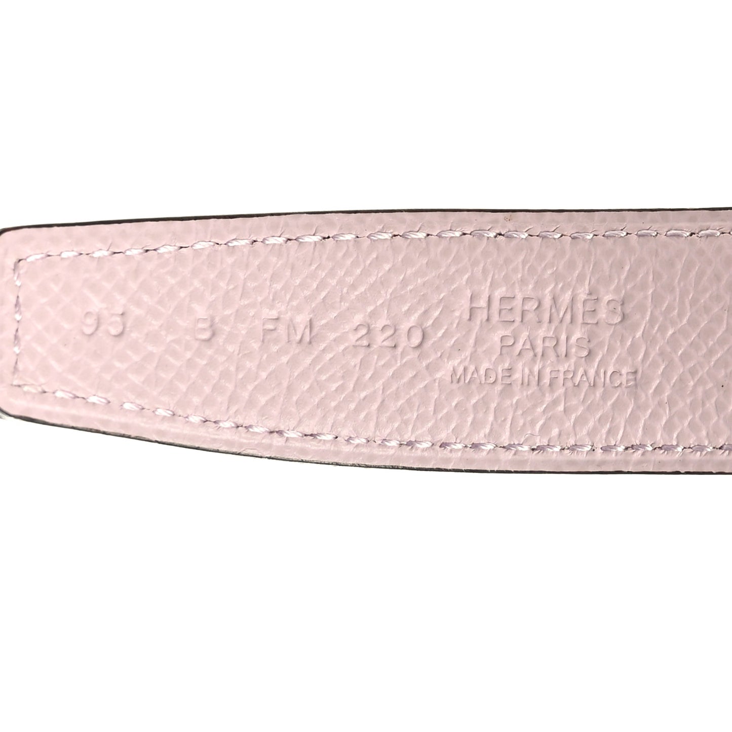 Swift Epsom 24mm Mini Constance H Belt 95 38 Gold Mauve Pale