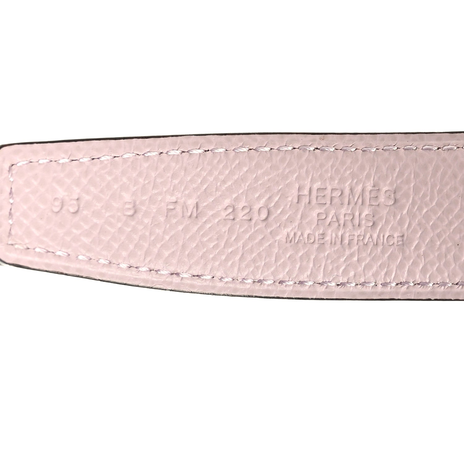 Hermes Swift Epsom 24mm Mini Constance H Belt 95 38 Gold Mauve Pale 3 of 6
