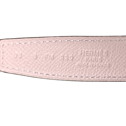 Hermes Swift Epsom 24mm Mini Constance H Belt 95 38 Gold Mauve Pale 3 of 6