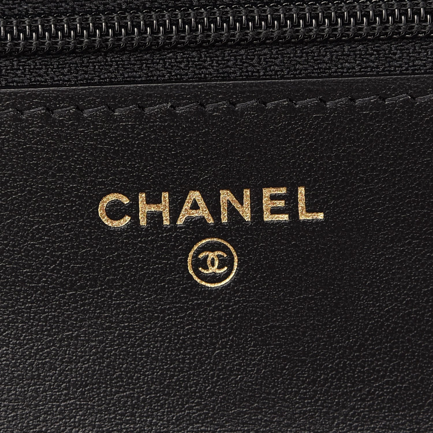 Chanel Lambskin Quilted Chanel 19 Wallet On Chain WOC Black 6 of 10
