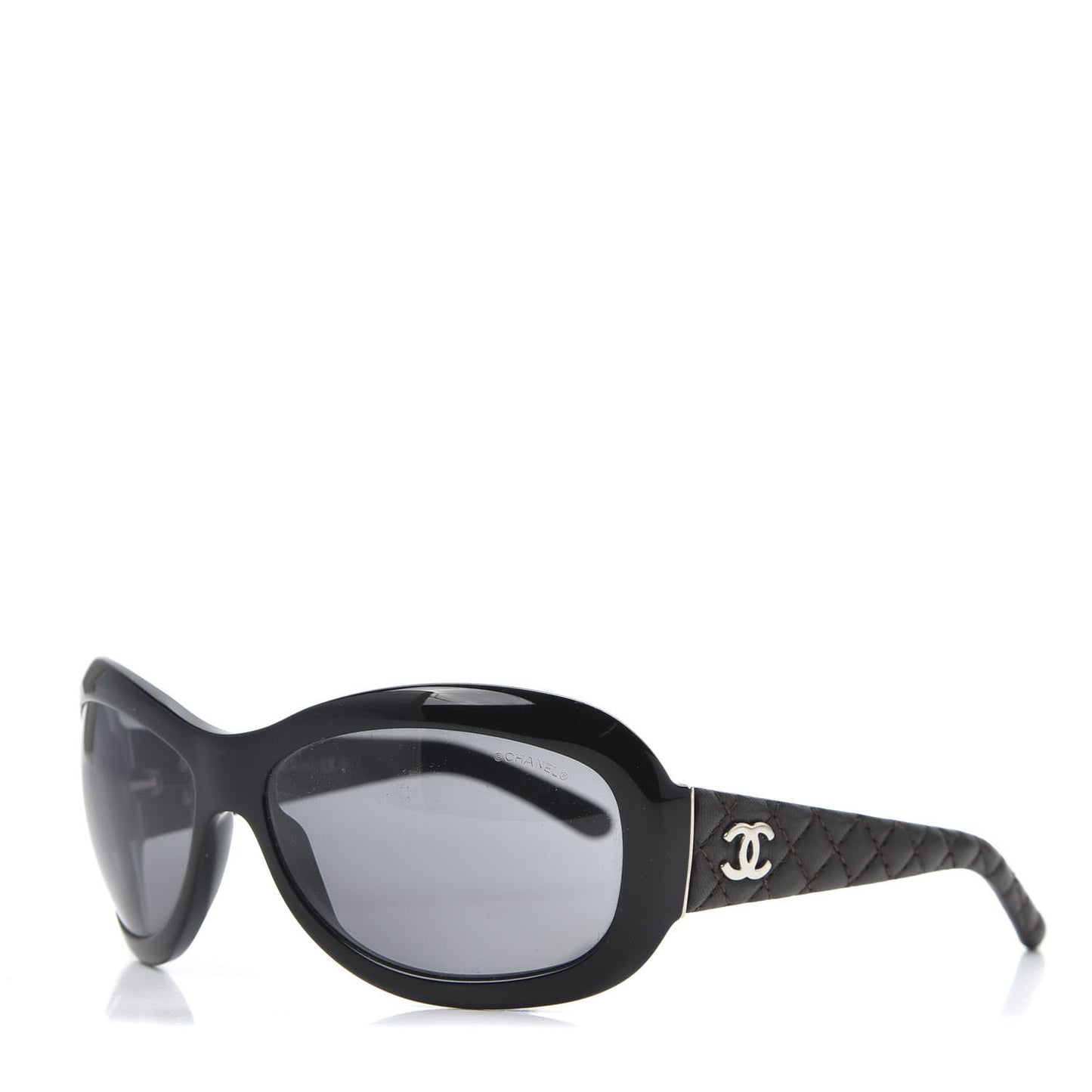 Lambskin Quilted CC Sunglasses 5116-Q Black