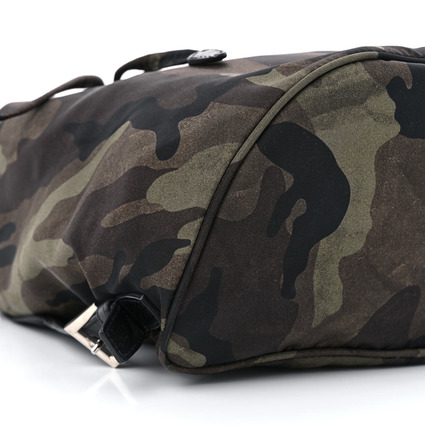 Tessuto Nylon Camouflage Print Cinch Backpack Mimetico