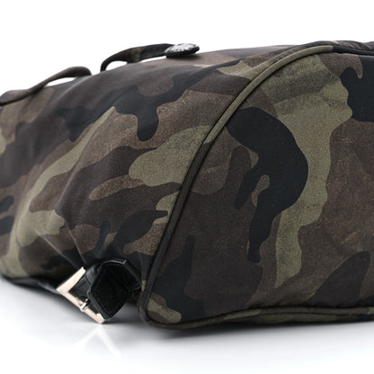 Prada Tessuto Nylon Camouflage Print Cinch Backpack Mimetico 9 of 10