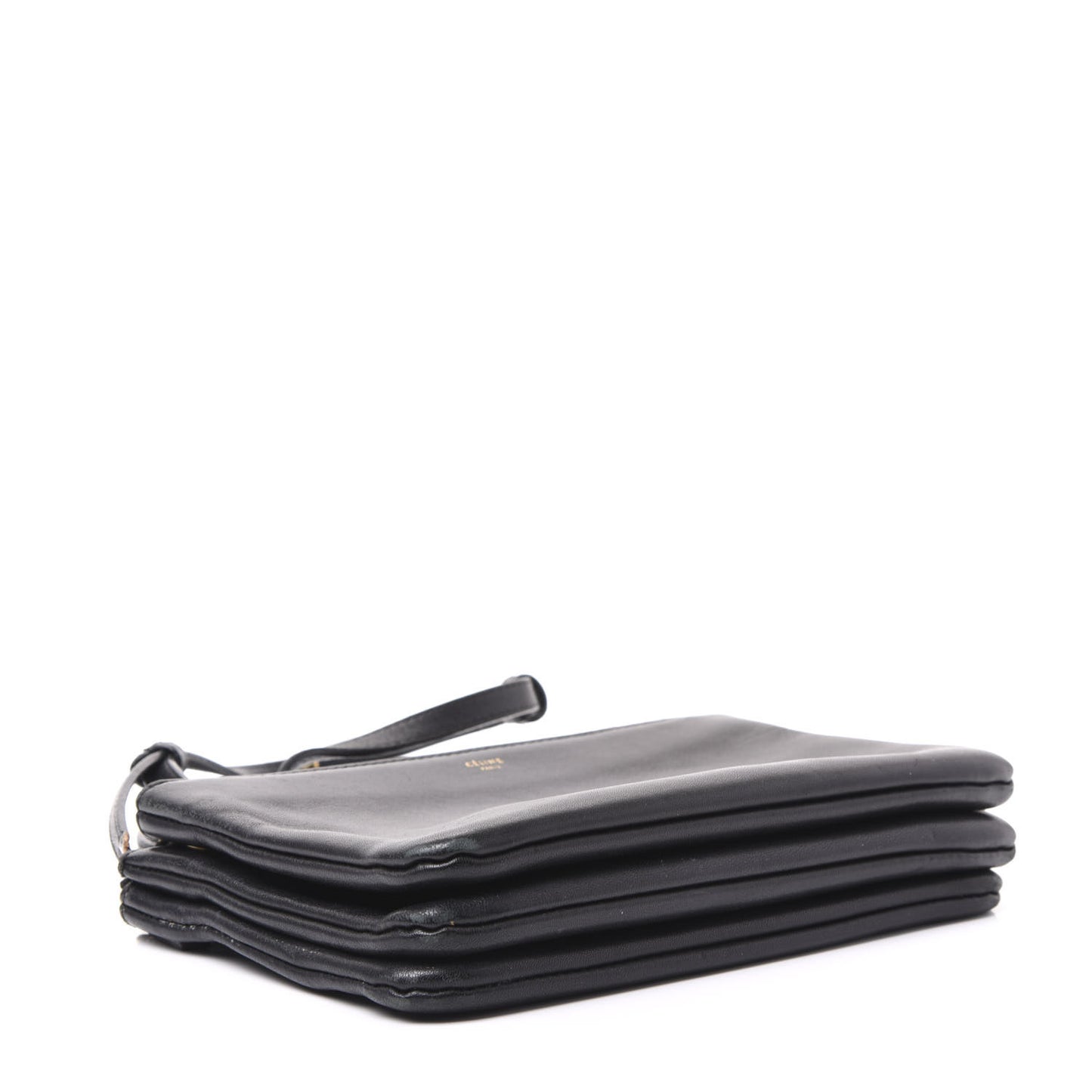 Lambskin Small Trio Crossbody Bag Black