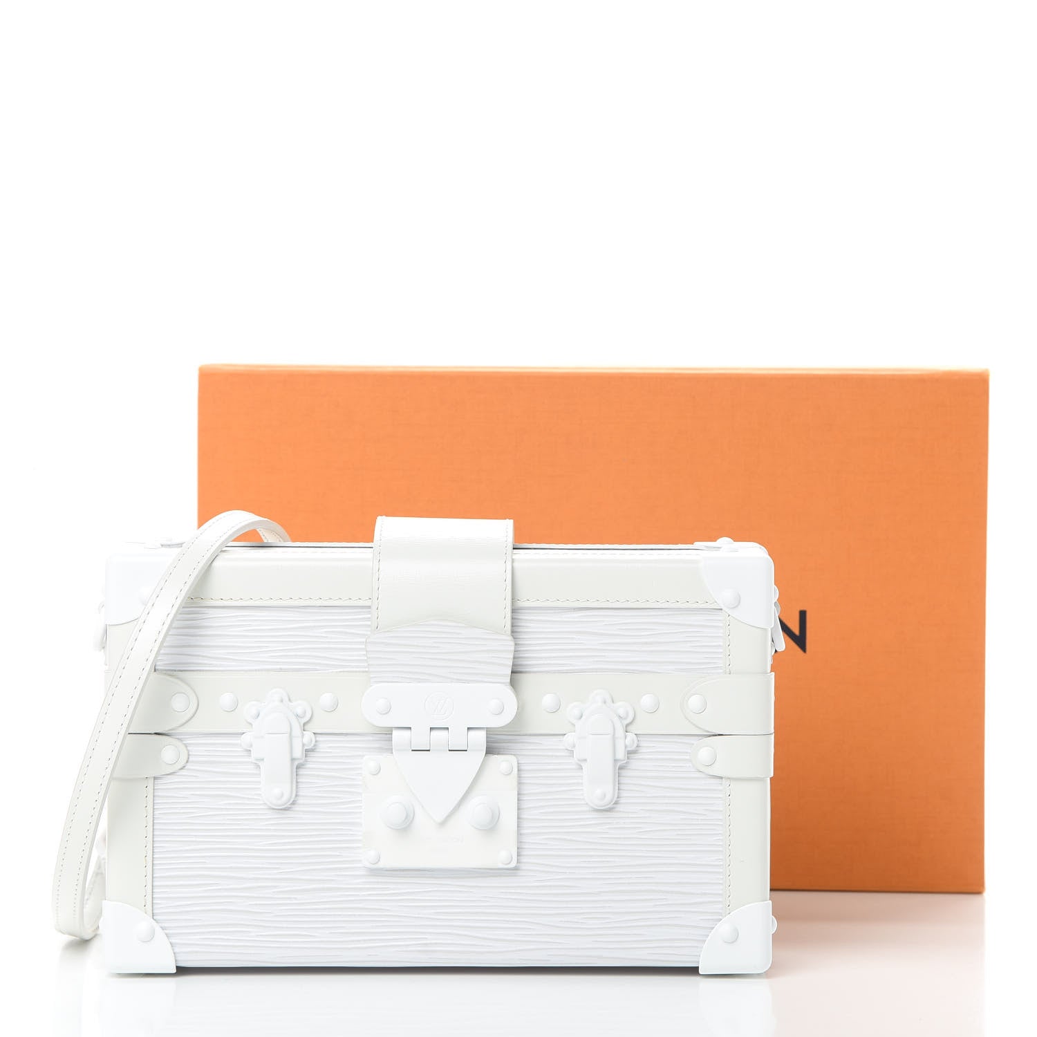 Louis Vuitton Epi Monochrome Petite Malle White 11 of 11