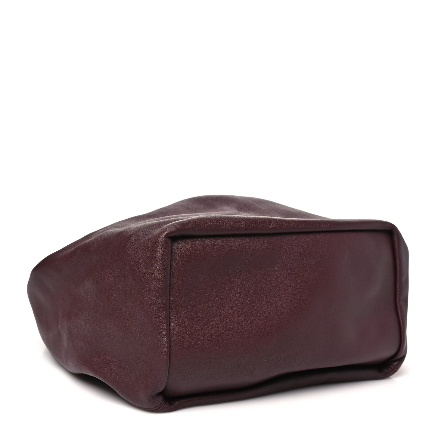 Buttery Nappa Lambskin Medium Squeeze Bag Dark Burgundy