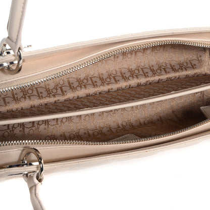 Christian Dior Lambskin Cannage Soft Lady Dior East West Beige 5 of 8