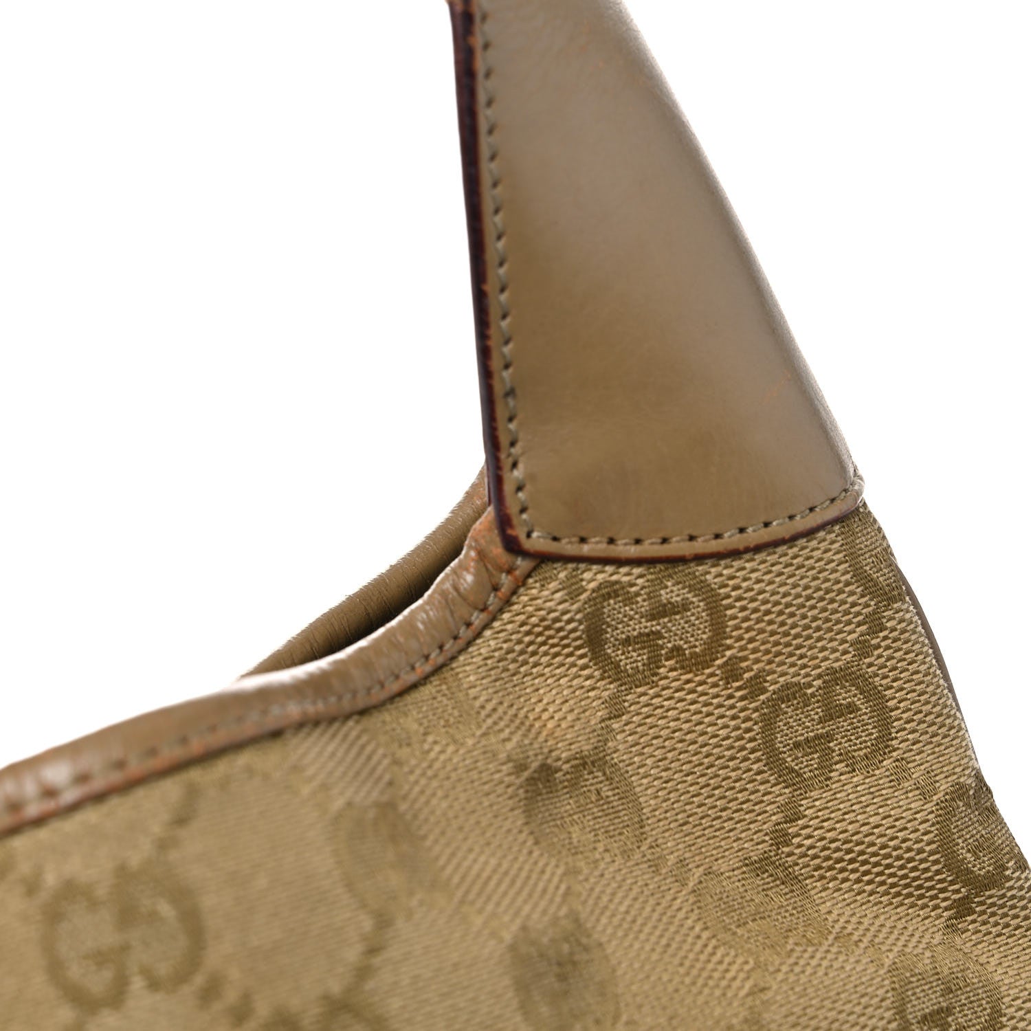 Gucci Monogram Web Jackie O Hobo Beige 17 of 23