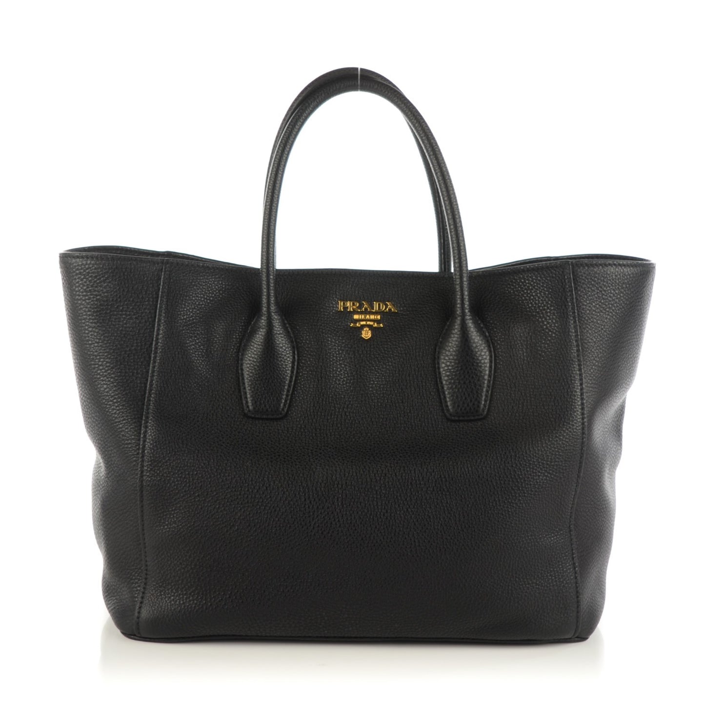 Vitello Daino Tote Nero Black
