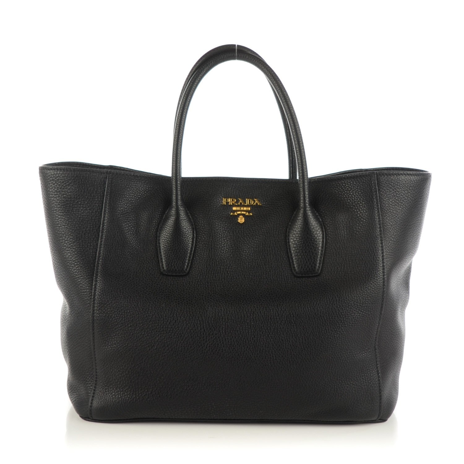 Prada Vitello Daino Tote Nero Black 1 of 7