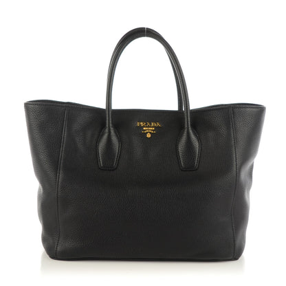 Prada Vitello Daino Tote Nero Black 1 of 7