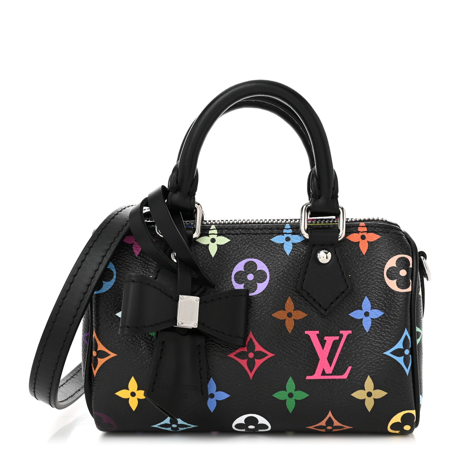 Louis Vuitton LV X TM Monogram Multicolor Nano Speedy Black 1 of 9