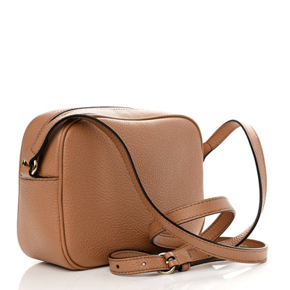 Gucci Pebbled Calfskin Small Soho Disco Bag Camelia 3 of 11