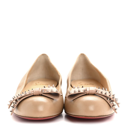 Christian Louboutin Nappa Ballalarina Flats 40 Nude 3 of 10