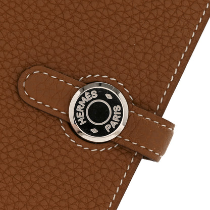 Hermes Togo Dogon Duo Wallet Gold 10 of 11