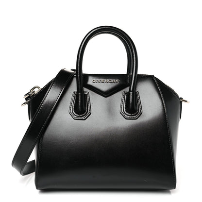 Givenchy Shiny Lord Calfskin Mini Antigona Black 1 of 10
