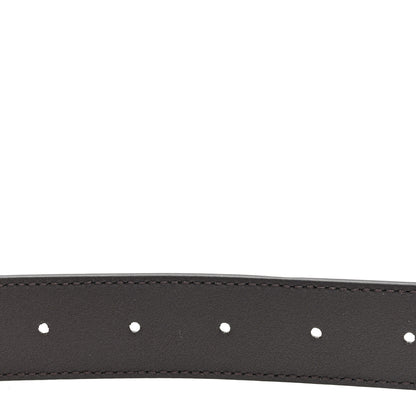 Gucci Plutone Calfskin Plaque GG 30mm Belt 90 36 Cocoa 5 of 8