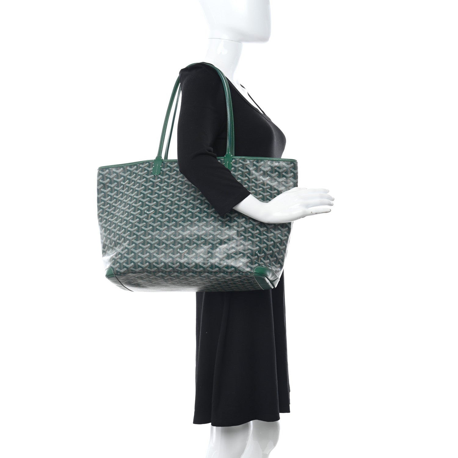 Goyard Goyardine Artois MM Green 2 of 17