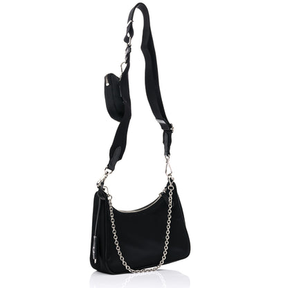 Prada Nylon Re-Edition 2005 Shoulder Bag Black 3 of 9