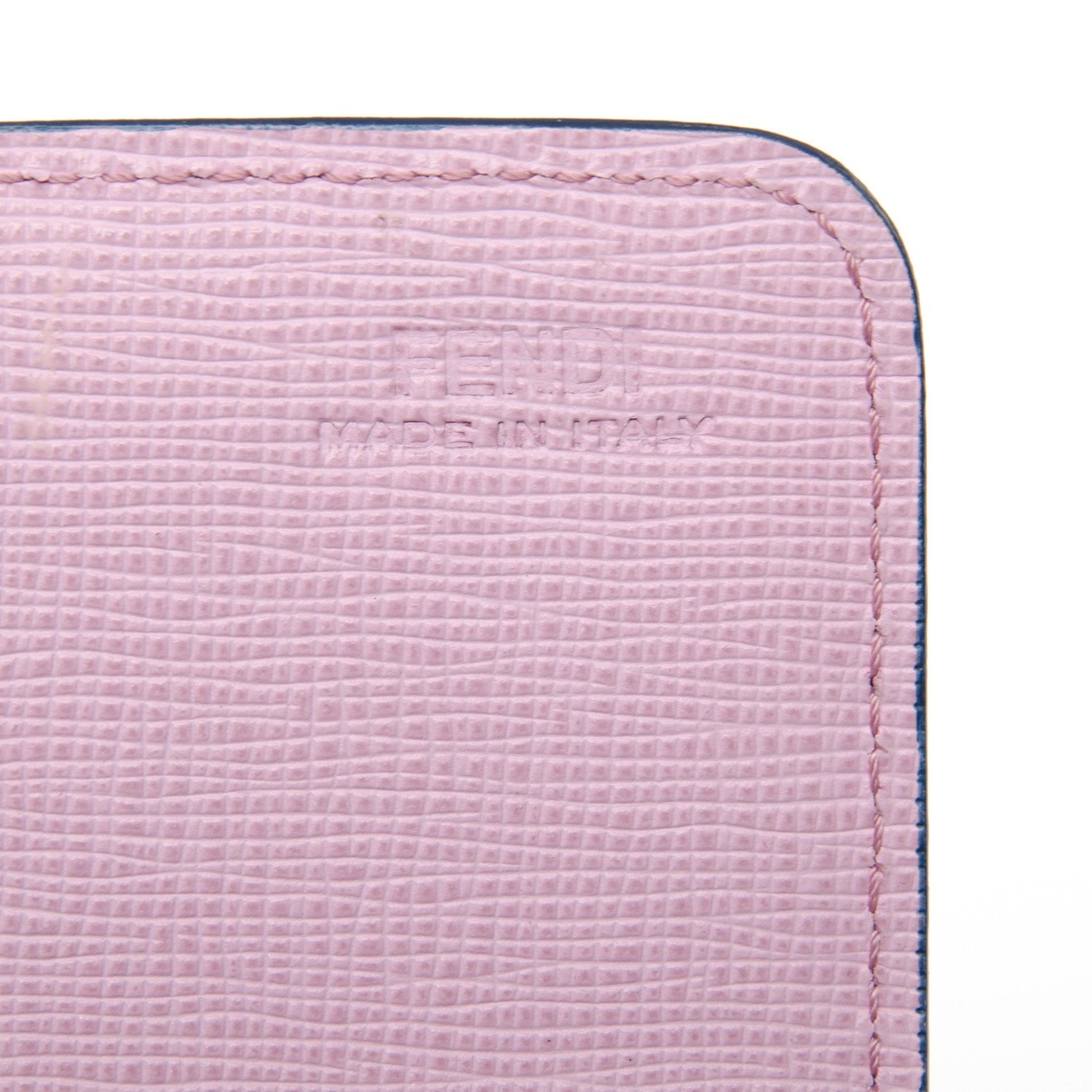 Fendi Vitello Elite Crystal Eye Monster Continental Wallet Cobalt Lavender Pink 6 of 9