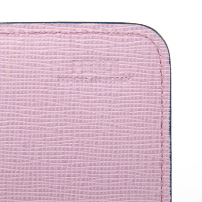 Fendi Vitello Elite Crystal Eye Monster Continental Wallet Cobalt Lavender Pink 6 of 9