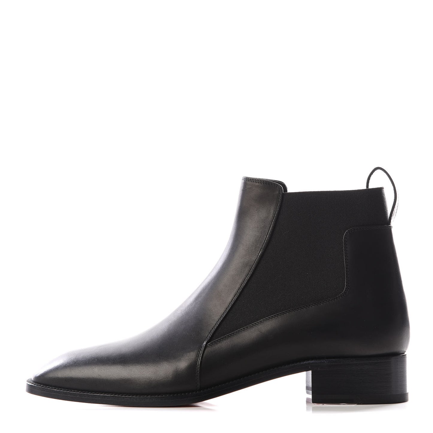 Calfskin Ingrassato Womens Marmada Flat Chelsea Boots 41 Black
