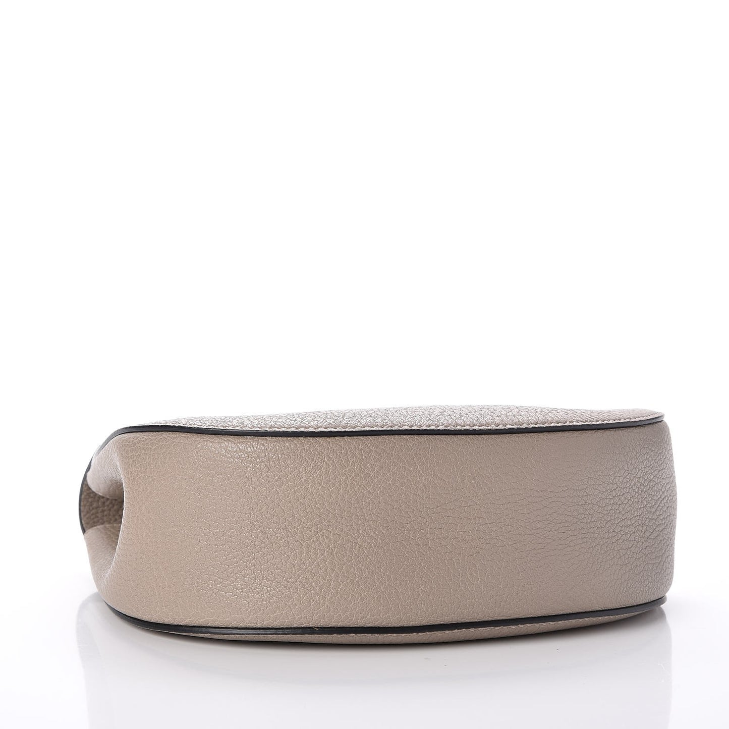 Grained Lambskin Drew Shoulder Bag Motty Grey