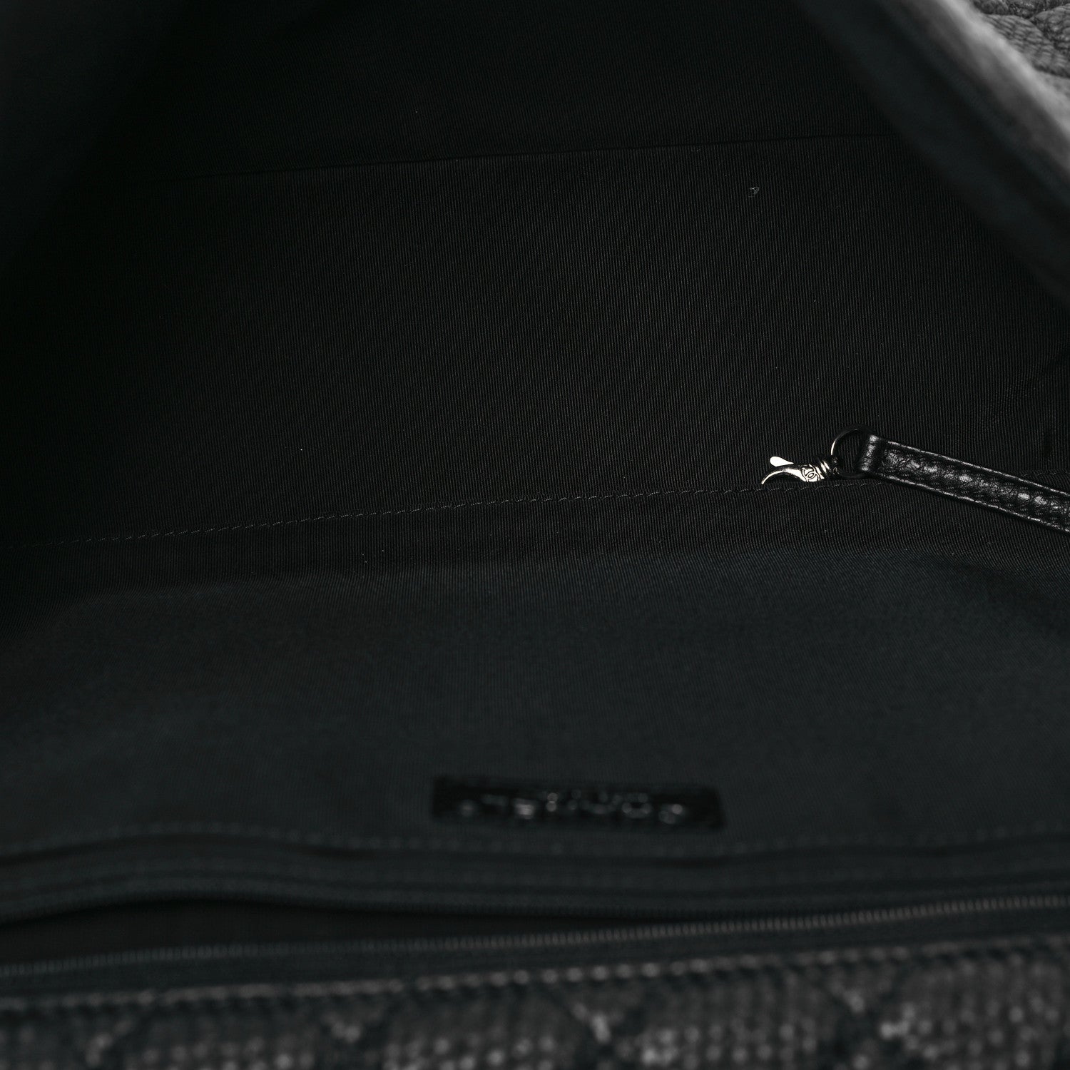 Chanel Grained Calfskin Quilted Small XXL Travel Flap Bag Black 5 of 10