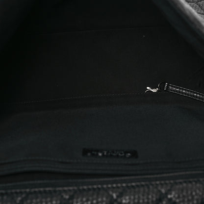 Chanel Grained Calfskin Quilted Small XXL Travel Flap Bag Black 5 of 10
