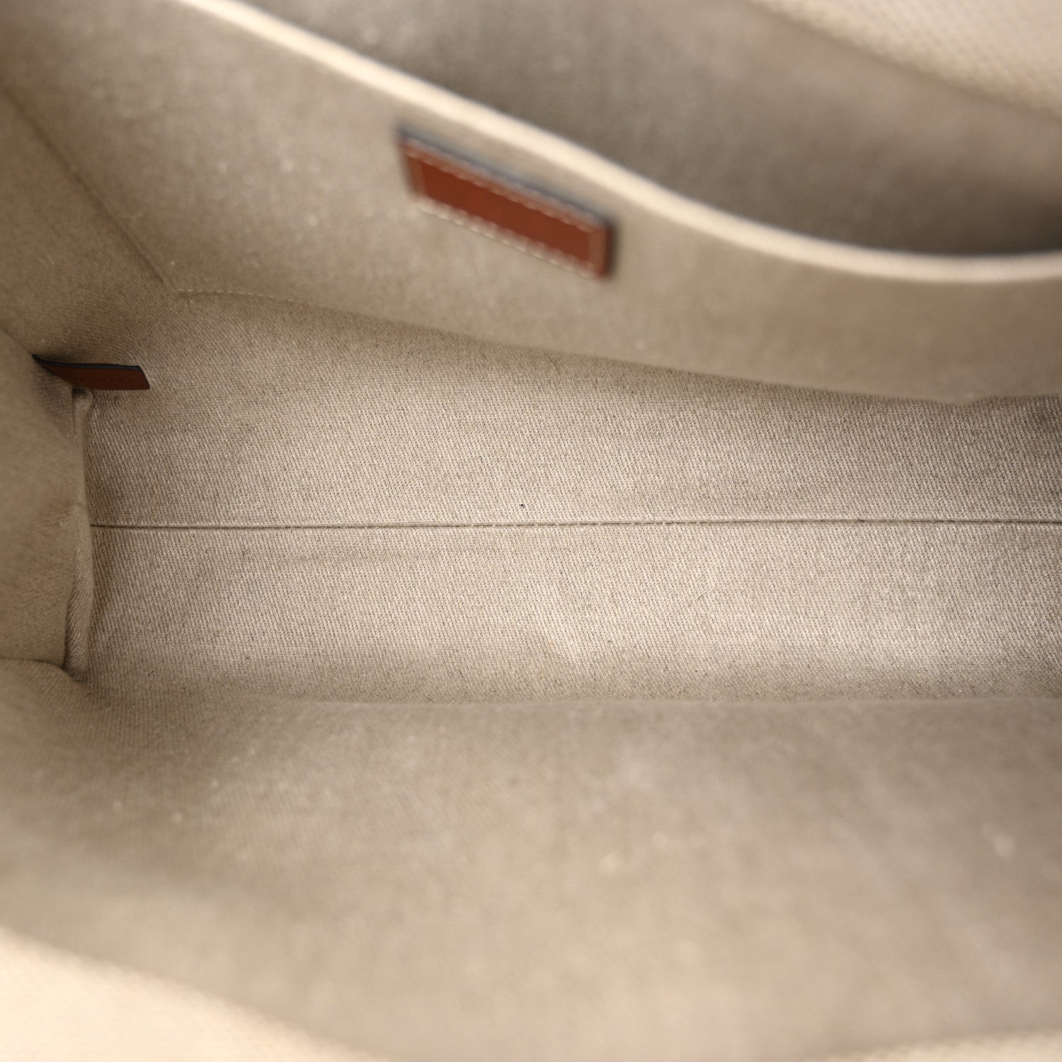 Chloe Cotton Calfskin Medium Woody Ribbon Tote White Brown 5 of 10