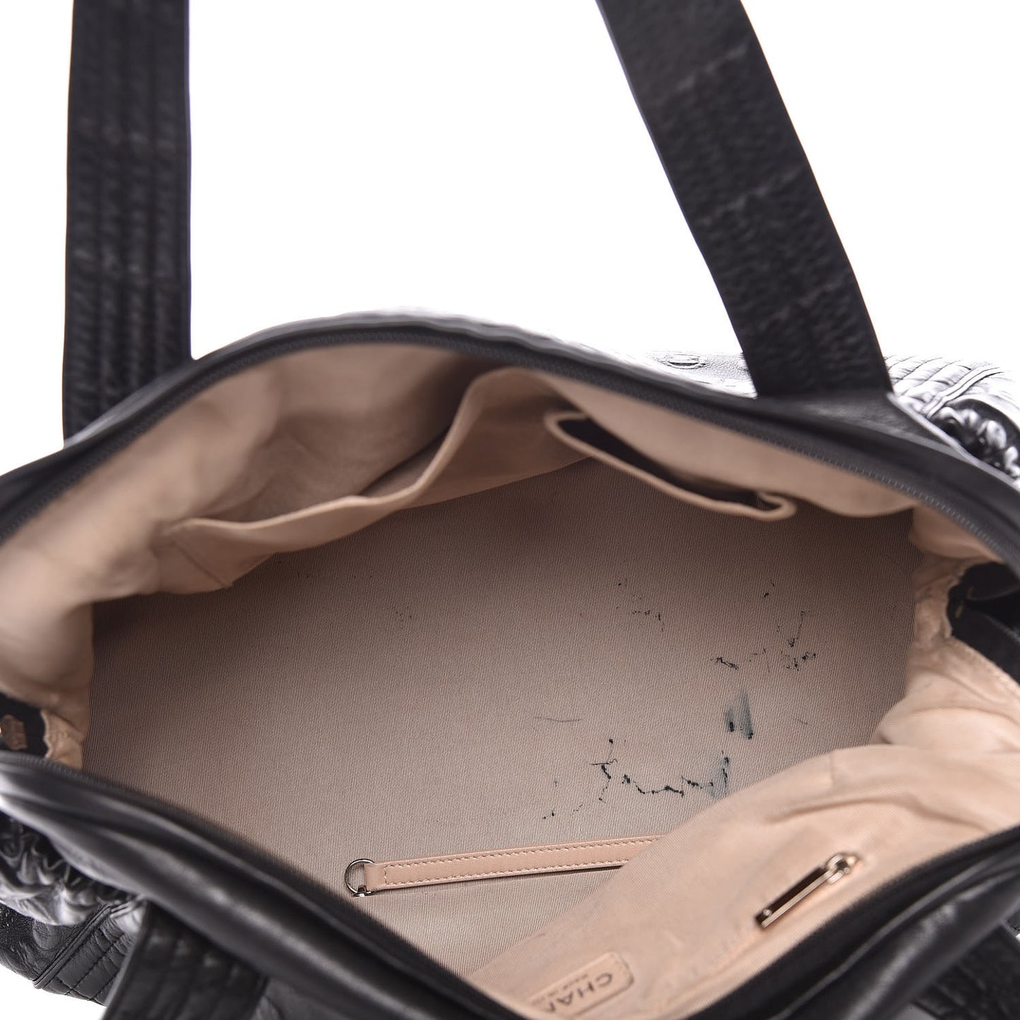 Calfskin Embossed Unlimited Large Tote Black